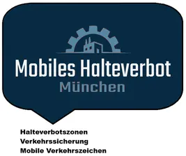 Mobile Halteverbotsschilder VZ 283 in Milbertshofen.